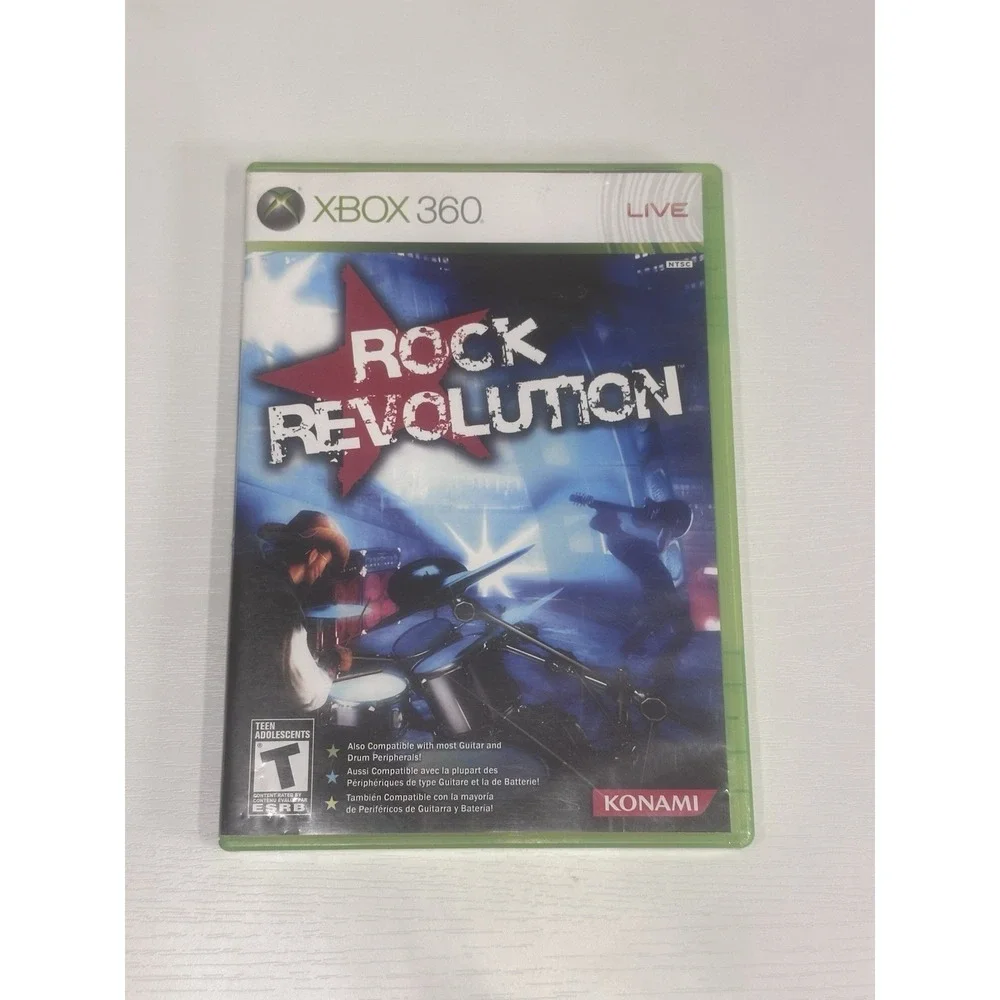 Rock Revolution Microsoft Xbox 360 Complete With Manual